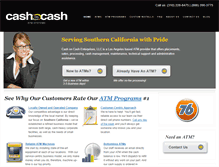 Tablet Screenshot of cashoncashatms.com